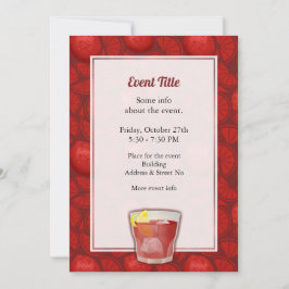 Americano Cocktail Einladung