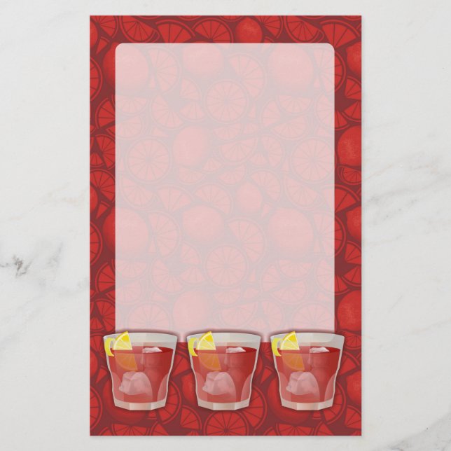 Americano-Cocktail Flyer (Vorne)