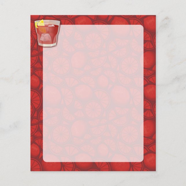 Americano-Cocktail Flyer (Vorne)