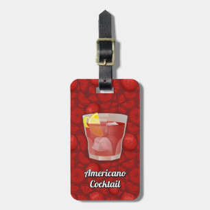Americano-Cocktail Gepäckanhänger