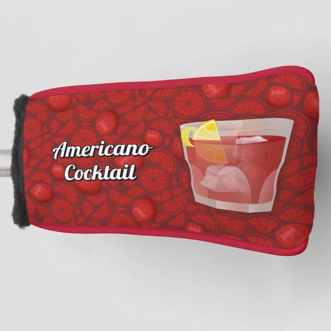 Americano Cocktail Golf Headcover (Vorderseite)