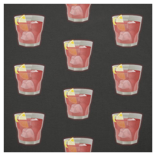 Americano Cocktail Muster Stoff (Muster)