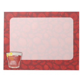 Americano-Cocktail Notizblock