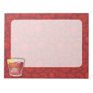 Americano-Cocktail Notizblock