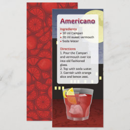 Americano Cocktail Rezept Einladung