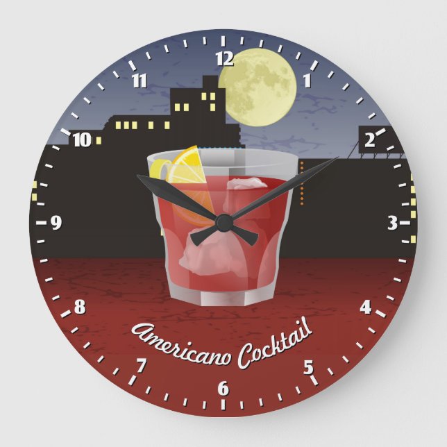 Americano Große Wanduhr (Vorderseite)