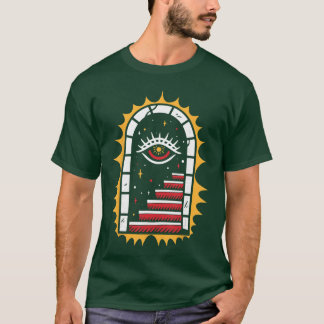 Americanraditional Old Schoolattoo Flash Ink Stair T-Shirt