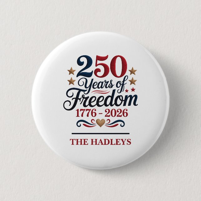 America's 250th Anniversary Name Button (Vorderseite)