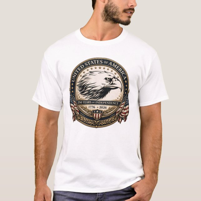 AMERICA'S 250TH ANNIVERSARY T-Shirt (Vorderseite)