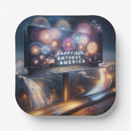 America's 250th Birthday Billboard Pappteller