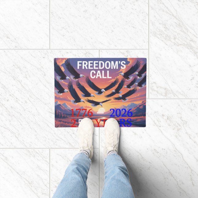 America's Birthday Door Mat Fußmatte (Indoor)