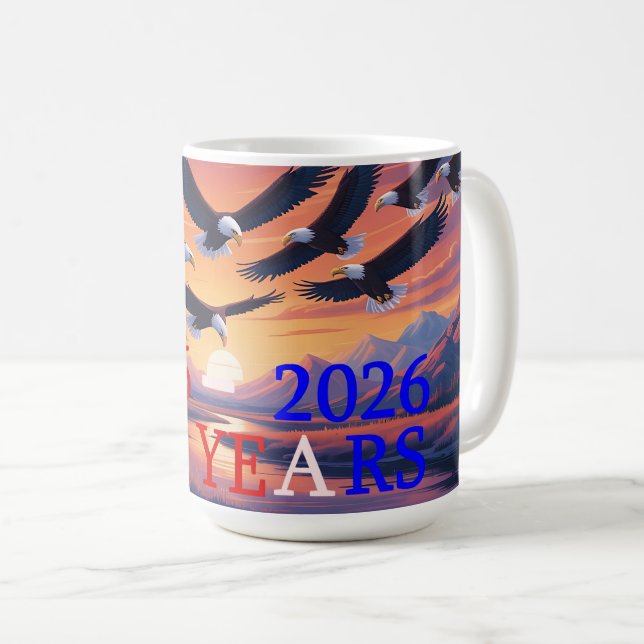 America's Birthday  Kaffeetasse (VorderseiteRechts)
