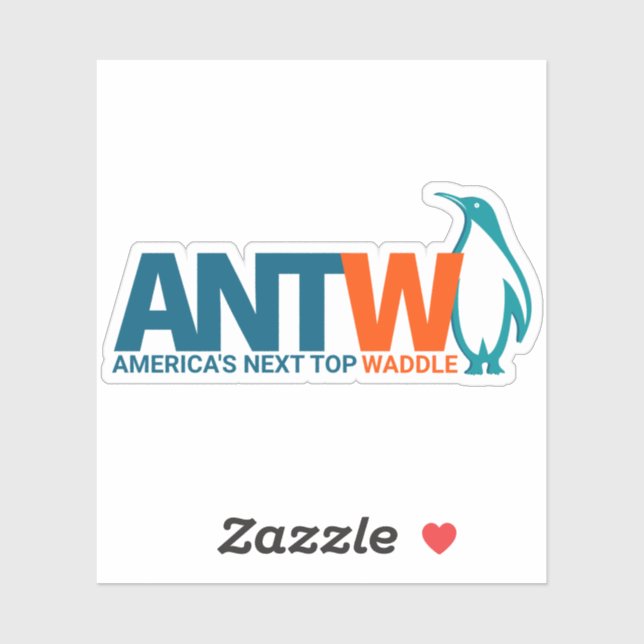 AMERICAS NEXT TOP WADDLE FANTASY FOOTBALL AUFKLEBER (Blatt)