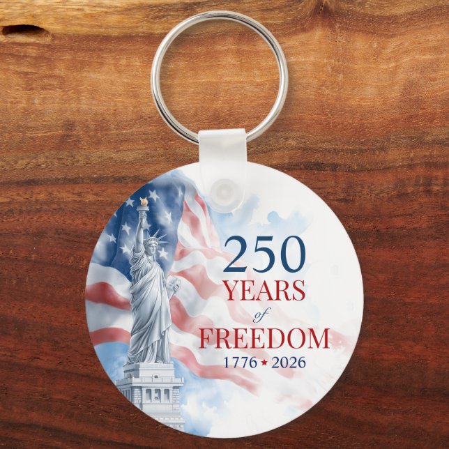 America's Semiquincentennial 250 Years Freedom Schlüsselanhänger (Rückseite)