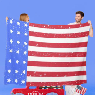 AmeriChic Fleece-Decke mit Drapierung Fleecedecke