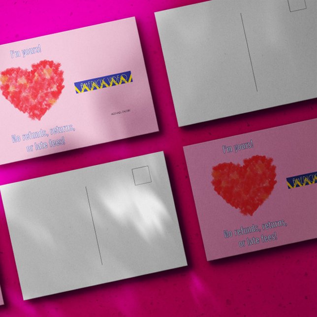 Americus Video I'm Your Valentine #2 Postkarte (Von Creator hochgeladen)