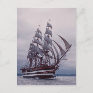 Amerigo Vespucci", Italien Postkarte