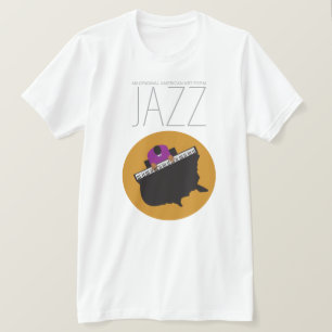 AmeriJazz Bella+Canvas Jersey T-shirt à manches co