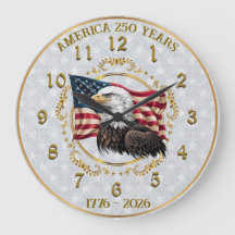 Amerika250 Jahrestag der Uhr der amerikanischen Ma