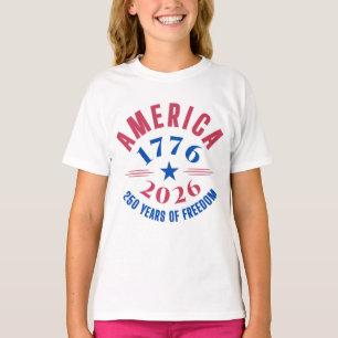 AMERIKA 1776 2026 250 Jahre Freiheitsjubiläum T-Shirt