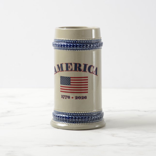 Amerika 1776 / 2026 bierglas (Mittel)