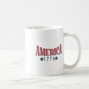 Amerika 1776 Heimat der Freien 4. Juli  Kaffeetasse