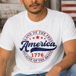 Amerika 1776 Patriotisches T-Shirt