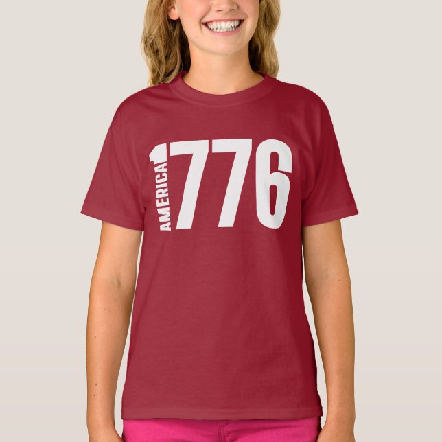 AMERIKA 1776 T-Shirt (Vorderseite)