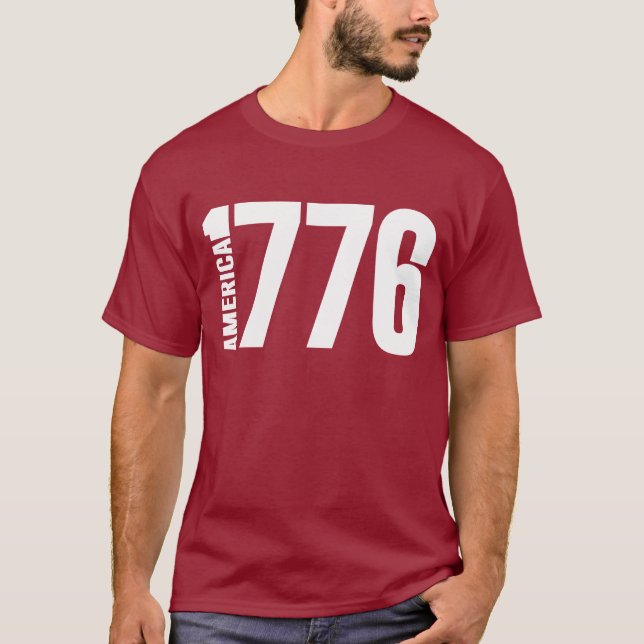AMERIKA 1776  T-Shirt (Vorderseite)
