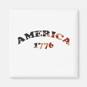 Amerika 1776 Unabhängigkeitstag und Fahnentag T -  Magnet