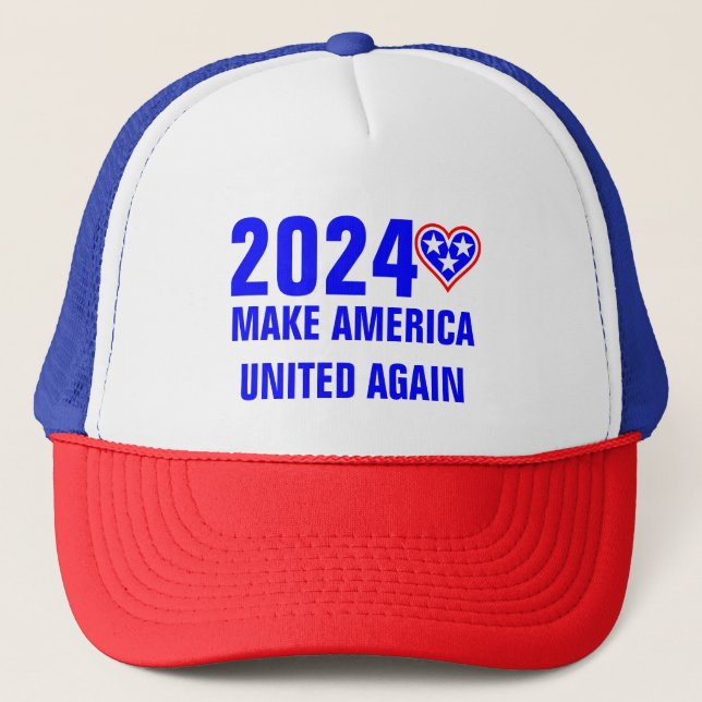 AMERIKA 2024 VEREINIGT TRUCKERKAPPE (Vorderseite)
