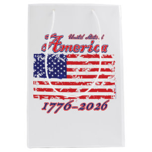 Amerika 250 1776-2026 mittlere geschenktüte