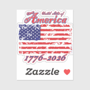 Amerika 250 aufkleber