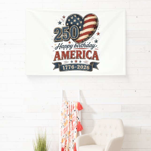 Amerika 250-Feier Banner (InSitu)