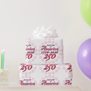 Amerika 250 geschenkpapier