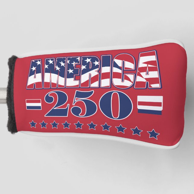 Amerika 250 golf headcover (Vorderseite)