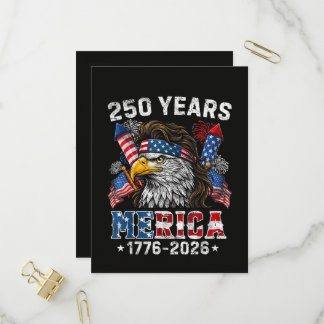 Amerika 250-Jahr-Feier USA 250 Jahre Einladungspostkarte