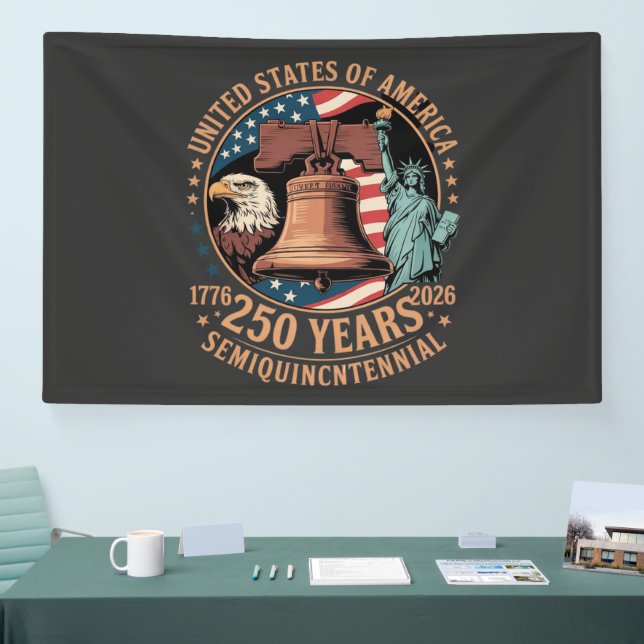 Amerika 250 Jahre Banner (Messe)