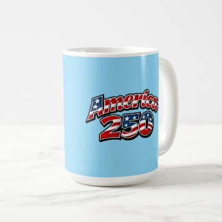 Amerika 250 Jahre Feier mit Sternen & Streifen Kaffeetasse