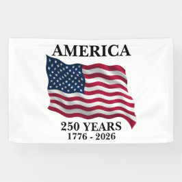 Amerika 250 Jahre Flagge Banner