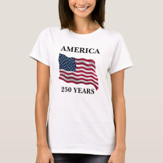 Amerika 250 Jahre Flagge Frauen T-Shirt
