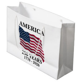Amerika 250 Jahre Flagge Große Geschenktüte
