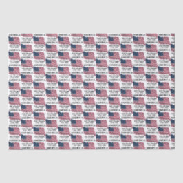 Amerika 250 Jahre Flagge Seidenpapier