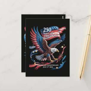 Amerika 250 Jahre Freiheit 1776-2026 Postkarte