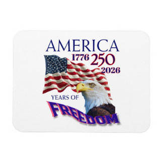 Amerika 250 Jahre Freiheit Magnet