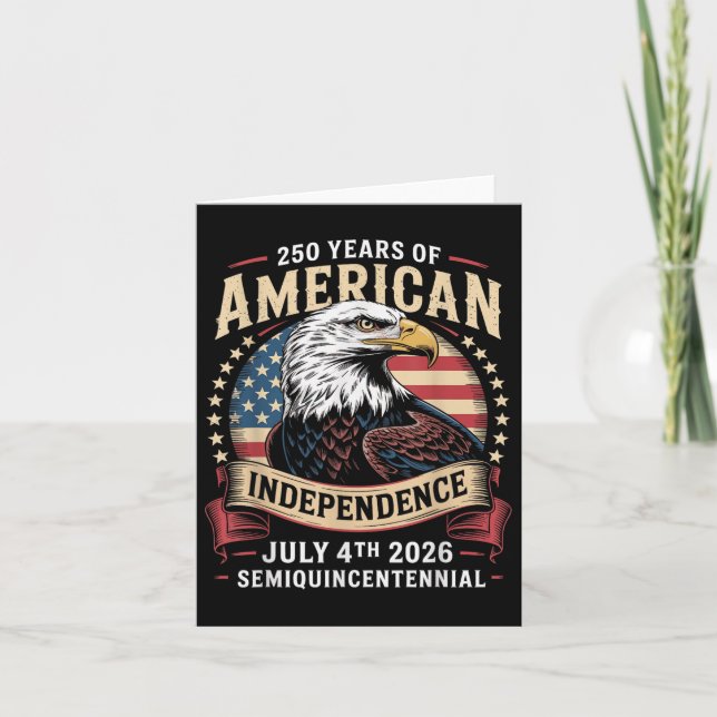 Amerika 250 Jahre Jubiläum 250 Jahre Karte (Vorderseite)