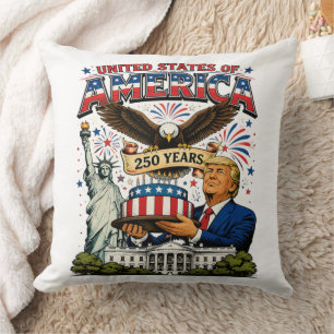 Amerika 250 Jahre Patriotische Adler-Feier Kissen