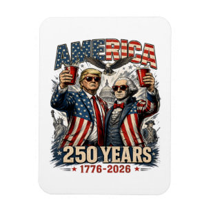 Amerika 250 Jahre patriotische Feier Magnet