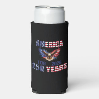 Amerika 250 Jahre – Patriotischer Adler 1776–2026  Selters Dosenkühler