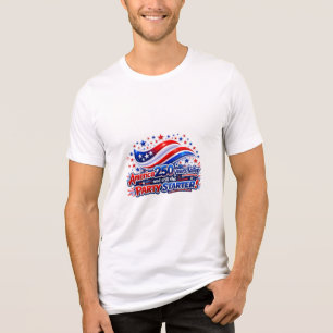 Amerika 250 Jahre später immer noch der Party- Sta Tri-Blend Shirt